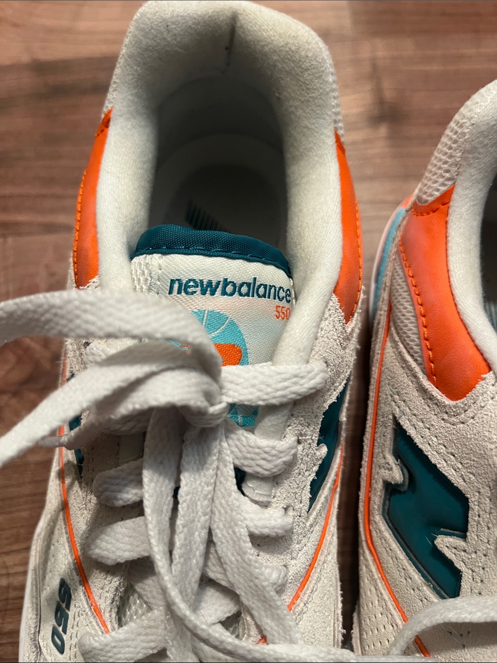 New Balance 550 Sea Salt Verdigris Women’s size 7.5 Just tried on - Picture 9 of 9